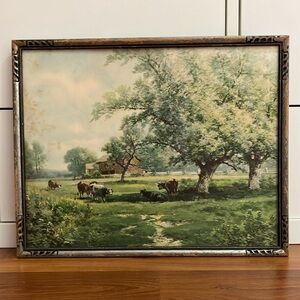 ***SOLD*** Framed Vintage Print